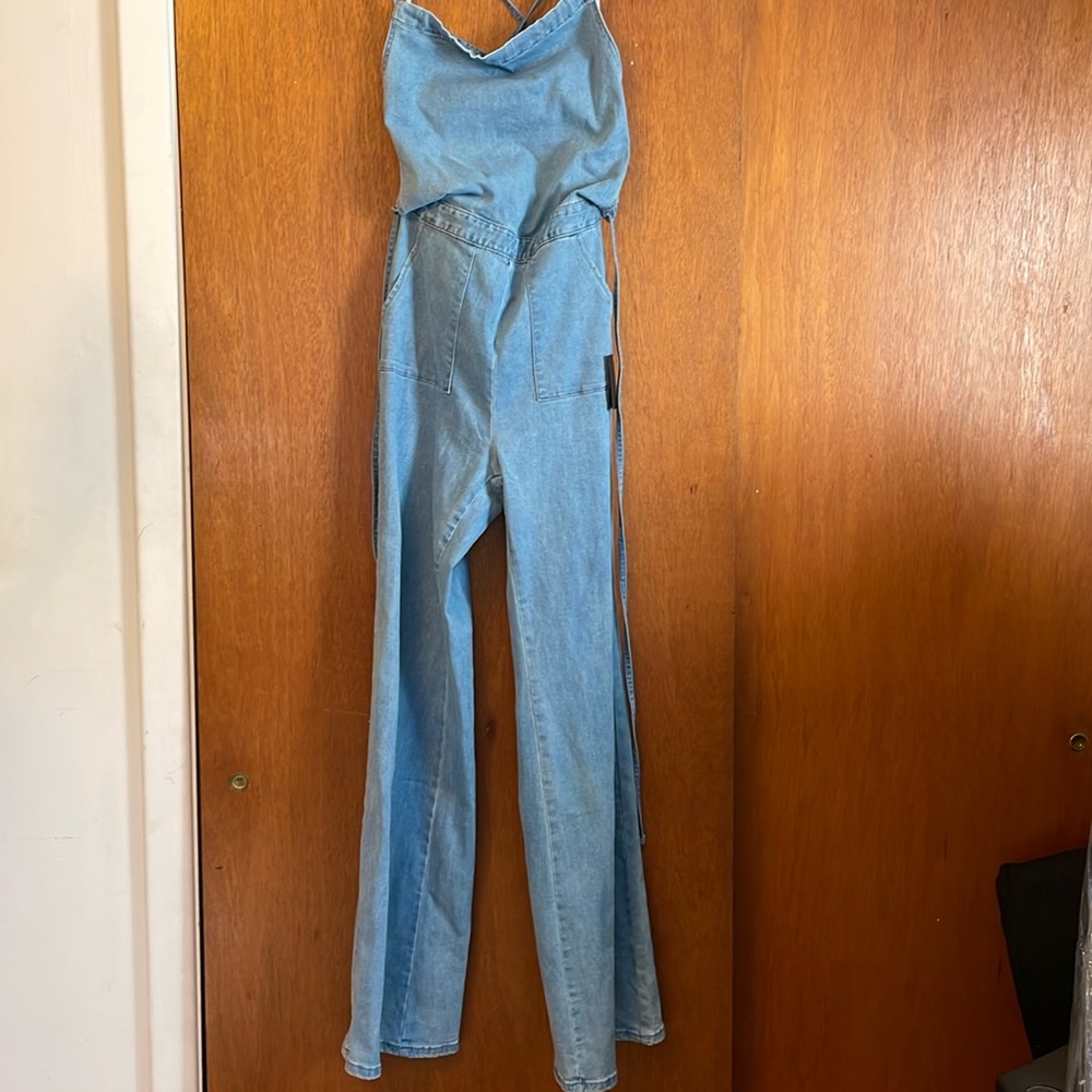 Jean jumpsuit by Lulus